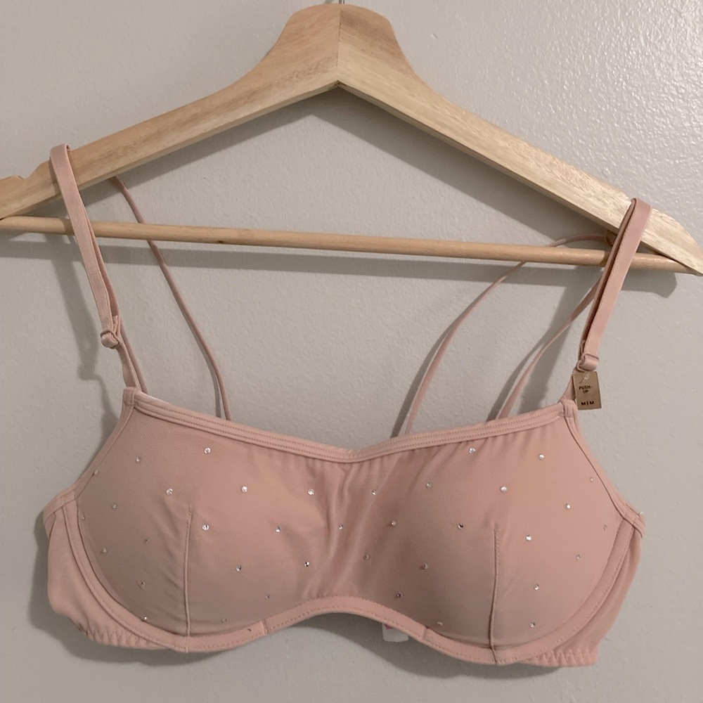 Pink push up Bralette